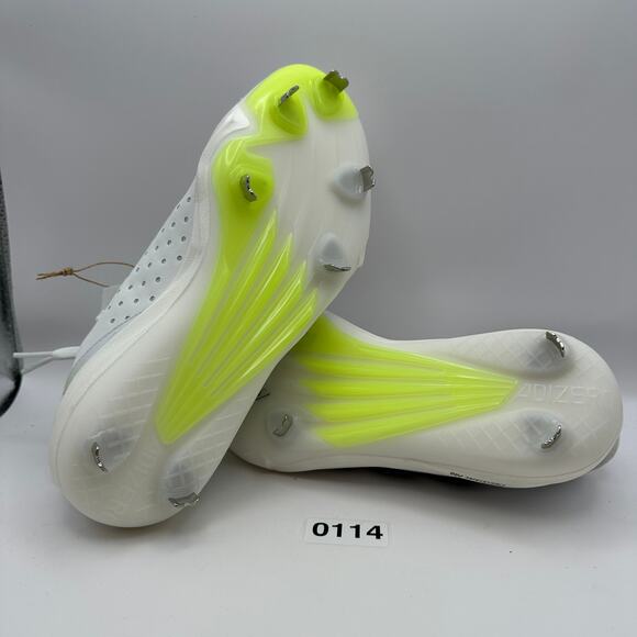 Adidas Adizero Instinct+ Softball Cleats Wms 7.5 White/Neon - Picture 6 of 8